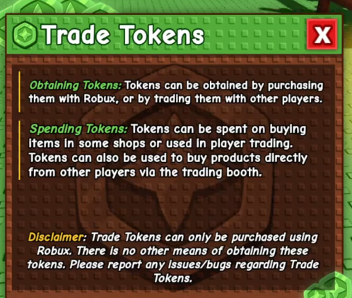 trade token how to get